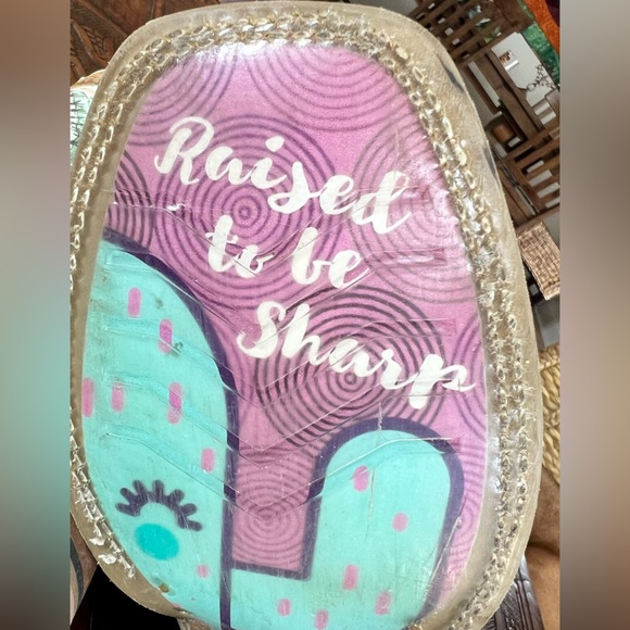 Tin Haul Tan Leather Cowboy Boots with bright floral pattern - Picture 8 of 12